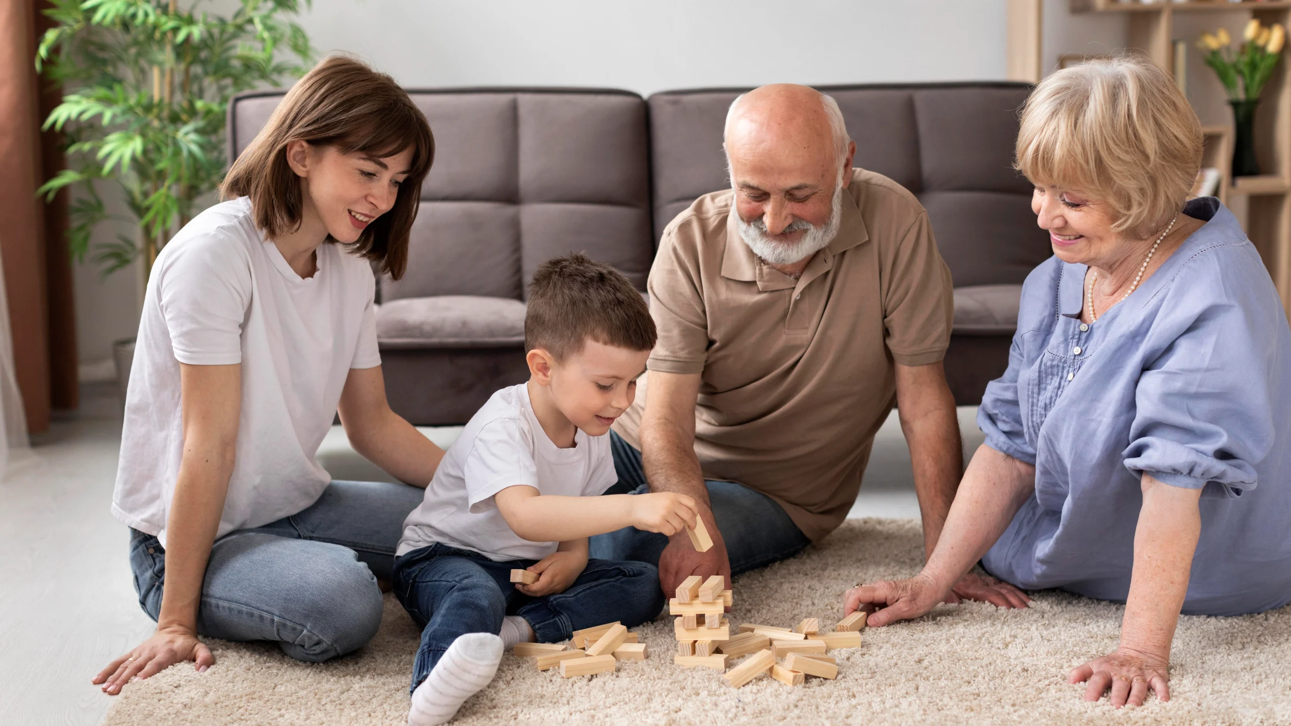 full-shot-happy-family-playing-game